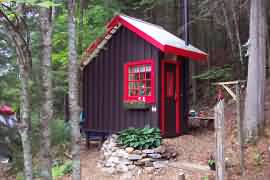 The most gorgeous outhouse in e...